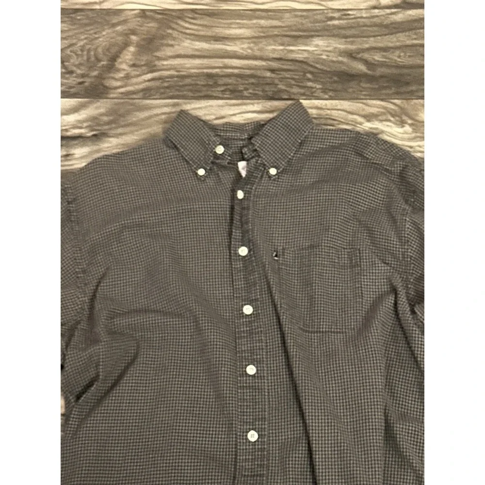 Brooks Brothers 346 Shirt Mens Large Soft‎ Flannel Check Pocket Lightweight 455
